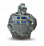 Mikina šedá - Made in Sweden perfected in my garage